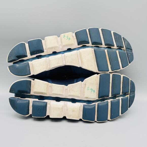 On Shoes Mens 8.5 Blue Cloud Swiss Engineering Lightweight Running Gym Sneakers - Picture 10 of 12